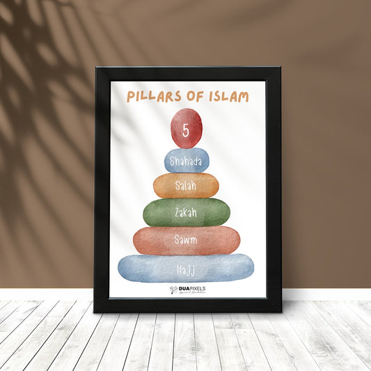 Pillars of Islam - Without Frame Only Photo