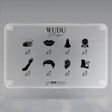 Wudu Steps with Symbols