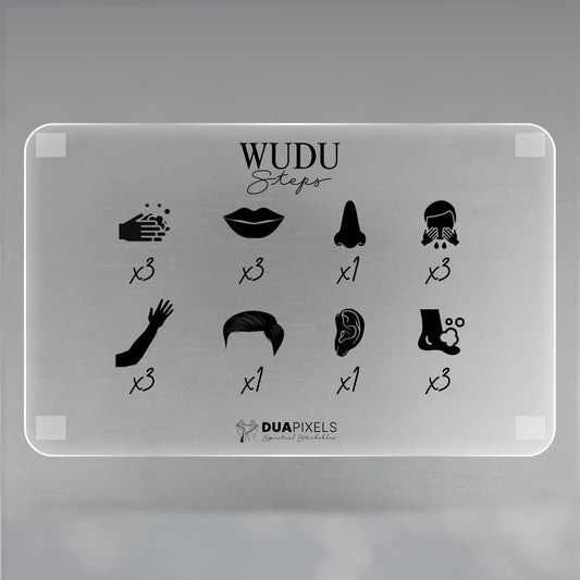 Wudu Steps with Symbols